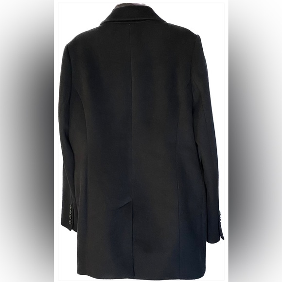 London Fog NAVY Double Breasted Wool Coat, L Winter Sale - Picture 3 of 7